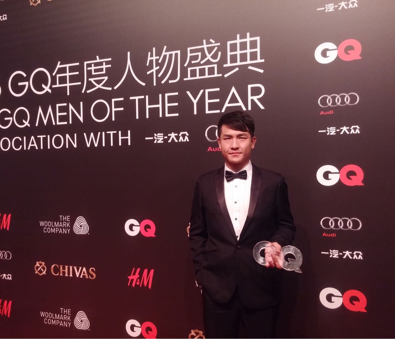 辛昕荣获2015GQ年度人物创新先锋