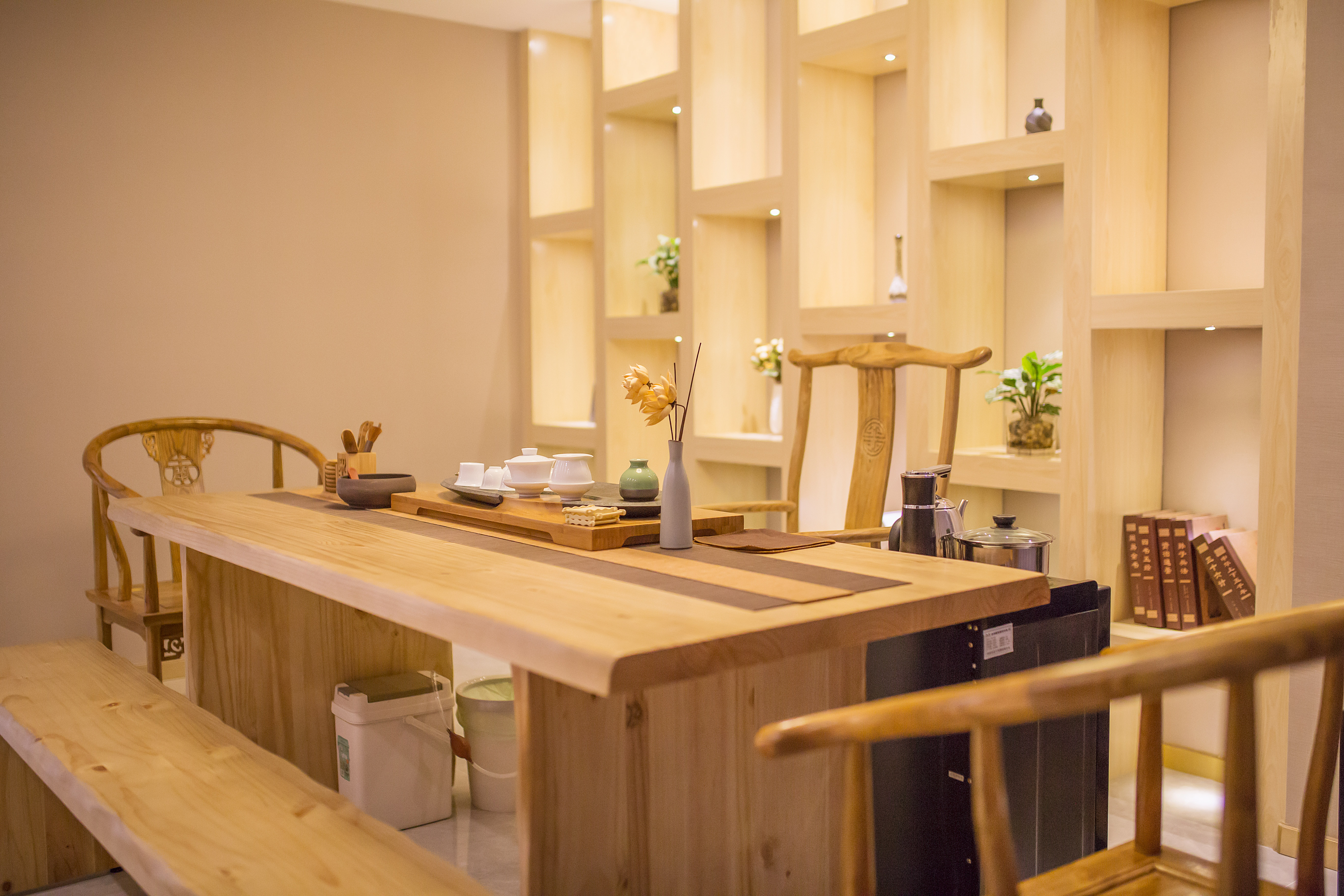 "6茶"共享茶室内景.