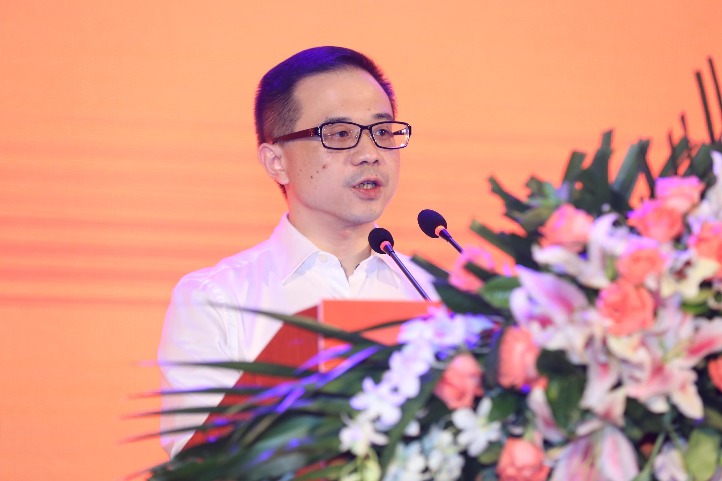 中关村管委会党组成员、副主任翁啟文现场致辞
