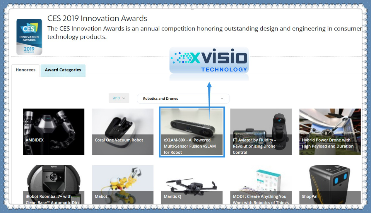 诠视科技荣膺<CES2019 Innovation Award>